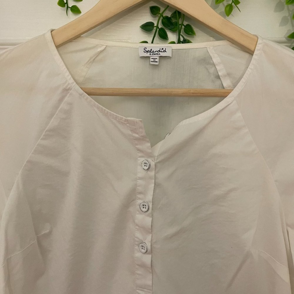 Splendid Henley Ruffle Sleeve Top - Picture 4 of 6